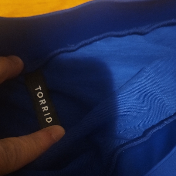 Torrid Royal Blue Swim Shorts - Picture 4 of 4
